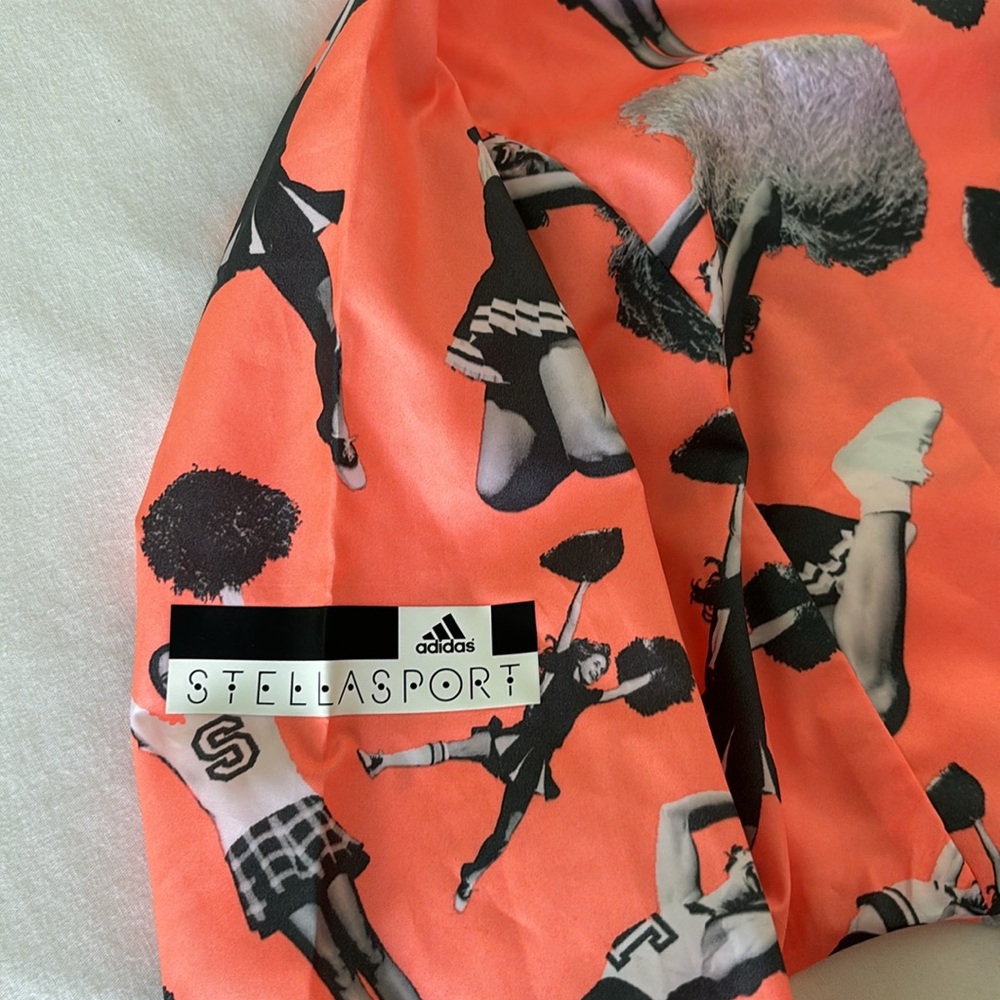 Stella McCartney x Adidias Cropped Cheerleader Print Jacket Small - Picture 14 of 16